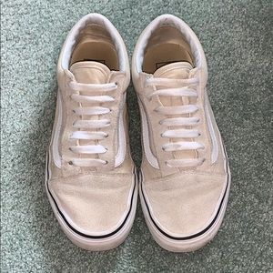 Women’s off white lace up vans
